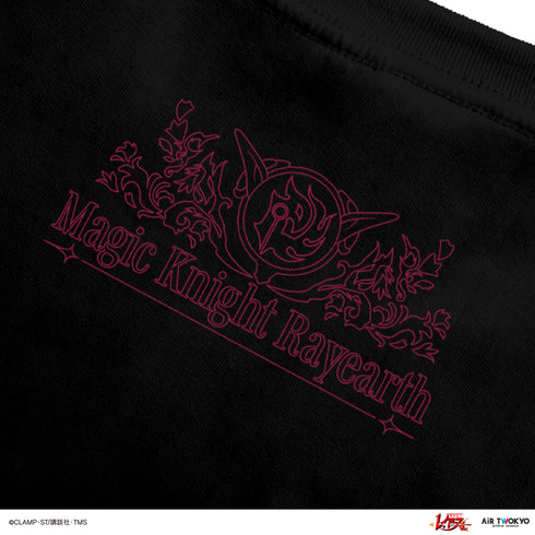 『魔法騎士レイアース』第2弾 デコラティブTシャツ 1(獅堂光&ノヴァ)ブラック